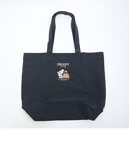 スヌーピー 超軽量トートバッグ ジャーニー ブラック SNOOPY