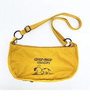 スヌーピー ラウンドショルダーバッグ (イエロー) ルートート ROOTOTE SNOOPY