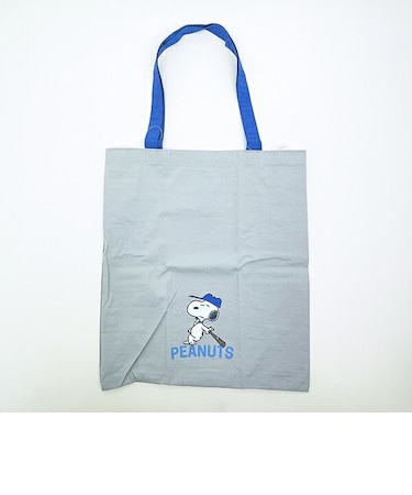 スヌーピー BASEBALL エコバッグ グレー SNOOPY