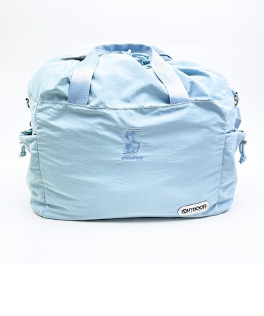 スヌーピー × OUTDOOR PRODUCTS ダッフルバッグ ブルー SNOOPY