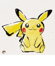 ポケットモンスター ピカチュウ アートパネル 筆書き インテリア ポケモン 日本製