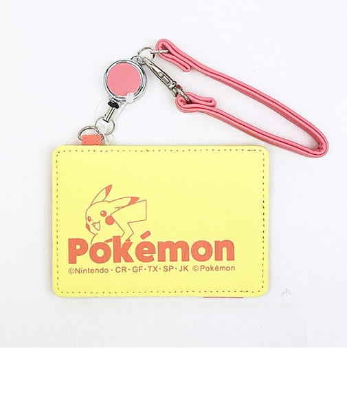 ポケットモンスター ピカチュウ カラーロゴ リール付きパスケース イエロー ポケモン