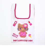 サンリオ 日焼けキティ エコバッグ(S) ドット ホワイト Sanrio