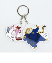 ディズニー ズートピア ニック&ジュディ&クロウハウザー 2連アクリルキーホルダー 日本製 Disney