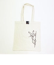 ミッフィー miffy 鳥獣戯画 トートバッグ (なに?なに?)