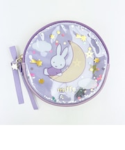 ミッフィー miffy サークルポーチ パープル ドリーミーシリーズ