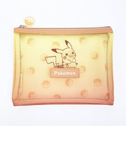 ポケットモンスター グラデーション メッシュフラットポーチ (オレンジ) ポケモン