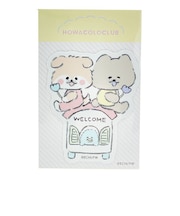 ほわころくらぶ 10周年記念 ダイカットステッカー しばころちゃん＆チャウちゃん シール 文具 日本製