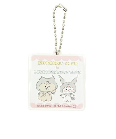ほわころくらぶ × サンリキャラクターズ (チャウちゃん&クロミ) アクリルキーホルダー Sanrio 日本製