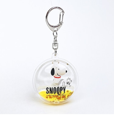 スヌーピー コミック ぷかぷかキーホルダー (イエロー) SNOOPY