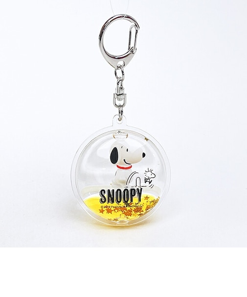 スヌーピー コミック ぷかぷかキーホルダー (イエロー) SNOOPY