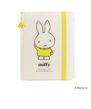 ミッフィー miffy バンド付き A4クリアホルダー (6P) イエロー ブルーナ・カラーシリーズ クリアファイル 文具