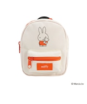 ミッフィー miffy リュック型ミニポーチ レッド ブルーナ・カラーシリーズ