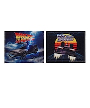 バックトゥザフューチャー BACK TO THE FUTURE 足元マット2枚組 カー用品