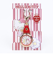 サンリオ ハローキティ 和柄キーチェーンウォッチ (レッド) 時計 Sanrio