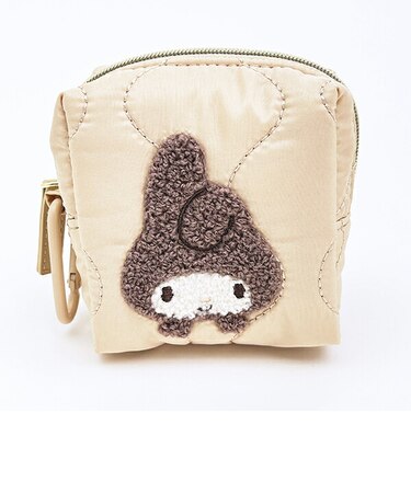 サンリオ マイメロディ カラビナ付きミニポーチ ナチュラルキルティング Sanrio