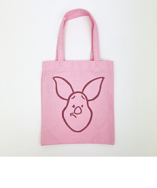 ディズニー ピグレット 刺繍ミニトートバッグ ファニーフェイスフレンズ Disney