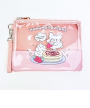サンリオ はなまるおばけ フラットポーチ ピンク パステルPOP Sanrio