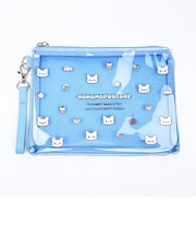 サンリオ はなまるおばけ フラットポーチ ブルー パステルPOP Sanrio