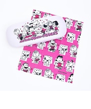 スヌーピー メガネケース ピンク PEANUTS 75th SNOOPY