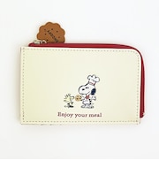 スヌーピー フラグメントケース レッド シェフシリーズ 財布 SNOOPY