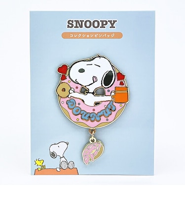スヌーピー ドーナツ コレクションピンバッジ バッチ SNOOPY