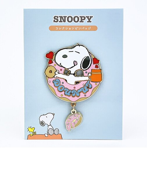 スヌーピー ドーナツ コレクションピンバッジ バッチ SNOOPY