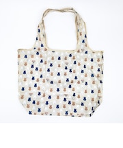 ミッフィー miffy 折りたたみエコバッグ(M) グレーメニー