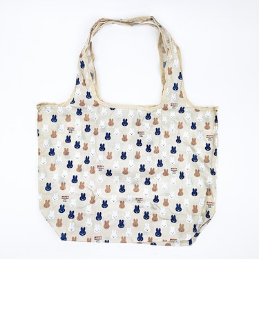 ミッフィー miffy 折りたたみエコバッグ(M) グレーメニー