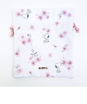 スヌーピー 巾着 ふんわりさくら SNOOPY