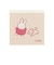 ミッフィー miffy メモパッド・スクエア (dance) ホワイト 文具 日本製