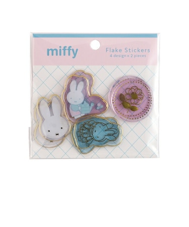 ミッフィー miffy フレークシール (flower) 文具