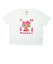 サンリオ 日焼けキティ クロップド半袖Tシャツ (ビキニ) ホワイト Mサイズ アパレル Sanrio