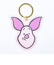 ディズニー くまのプーさん ピグレット 染色アクリルキーホルダー (ピンク) ファニーフェイスフレンズシリーズ Disney