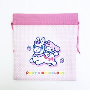 サンリオ マイメロディ × ロディ 巾着(M) (ピンク) 日本製 Sanrio