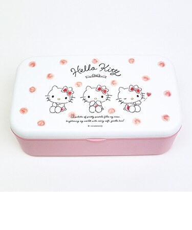 サンリオ ハローキティ カトラリー付ランチボックス 水彩コスメ 弁当箱 日本製 Sanrio
