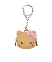 サンリオ 日焼けキティ ミミポチビット ブラウン キーリング ポーチ Sanrio