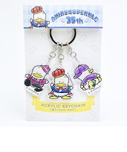 サンリオ あひるのペックル 3連アクリルキーホルダー Sanrio 日本製