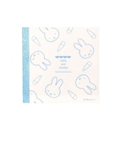 ミッフィー miffy スクエアメモ ブルー 文具 シャーベットシリーズ 日本製