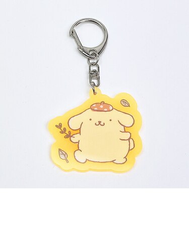 サンリオ ポムポムプリン 蓄光アクリルキーホルダー Sanrio