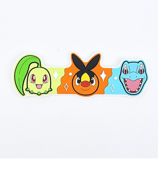ポケットモンスター チコリータ&ワニノコ&ポカブ コードクリップ(L) ポケモン