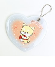 サンリオ JOCHUM(ジェオチャム) まめちぃ ハート型スライドミラー ジャンプ!スキップ!シリーズ JO1 Sanrio