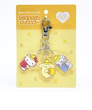 サンリオ (ハローキティ×ポムポムプリン×ハンギョドン) トリオアクリルキーホルダー ゆめいろランドセル Sanrio