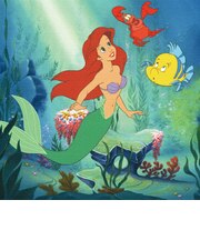 ディズニー リトルマーメイド アリエル プリンセス アートパネル インテリア Disney 日本製