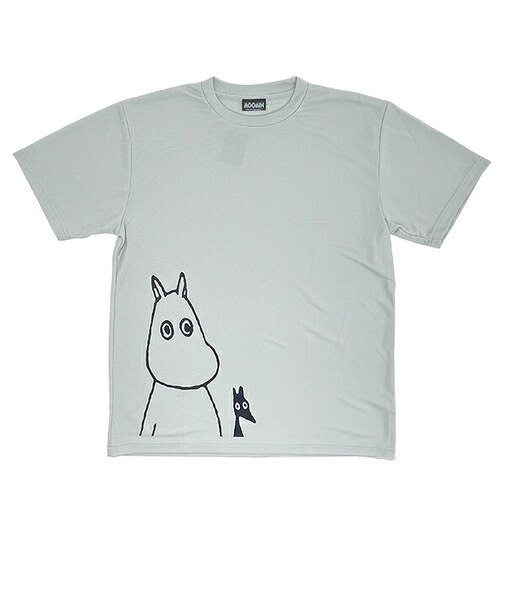 ムーミン リラックスドライTシャツ シルバーグレー アパレル MOOMIN
