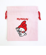 サンリオ マイメロディ サガラ刺繍巾着 レトロ サンリオキャラクターズ5 Sanrio