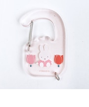 ミッフィー miffy アクリルカラビナ ピンク キーホルダー STRAWBERRY&TULIP 日本製