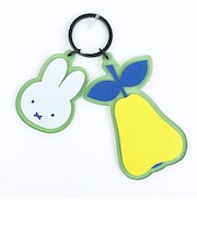 ミッフィー miffy アクリル染色キーホルダー グリーン MIFFY FRUITS