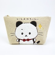 いしよわちゃん いしつよちゃん サガラ刺繍ポーチ
