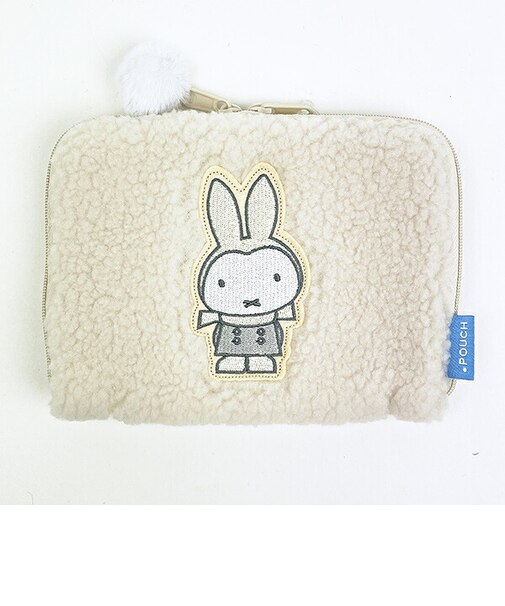ミッフィー miffy どっとポーチ ショート ゆきのひ/スノー